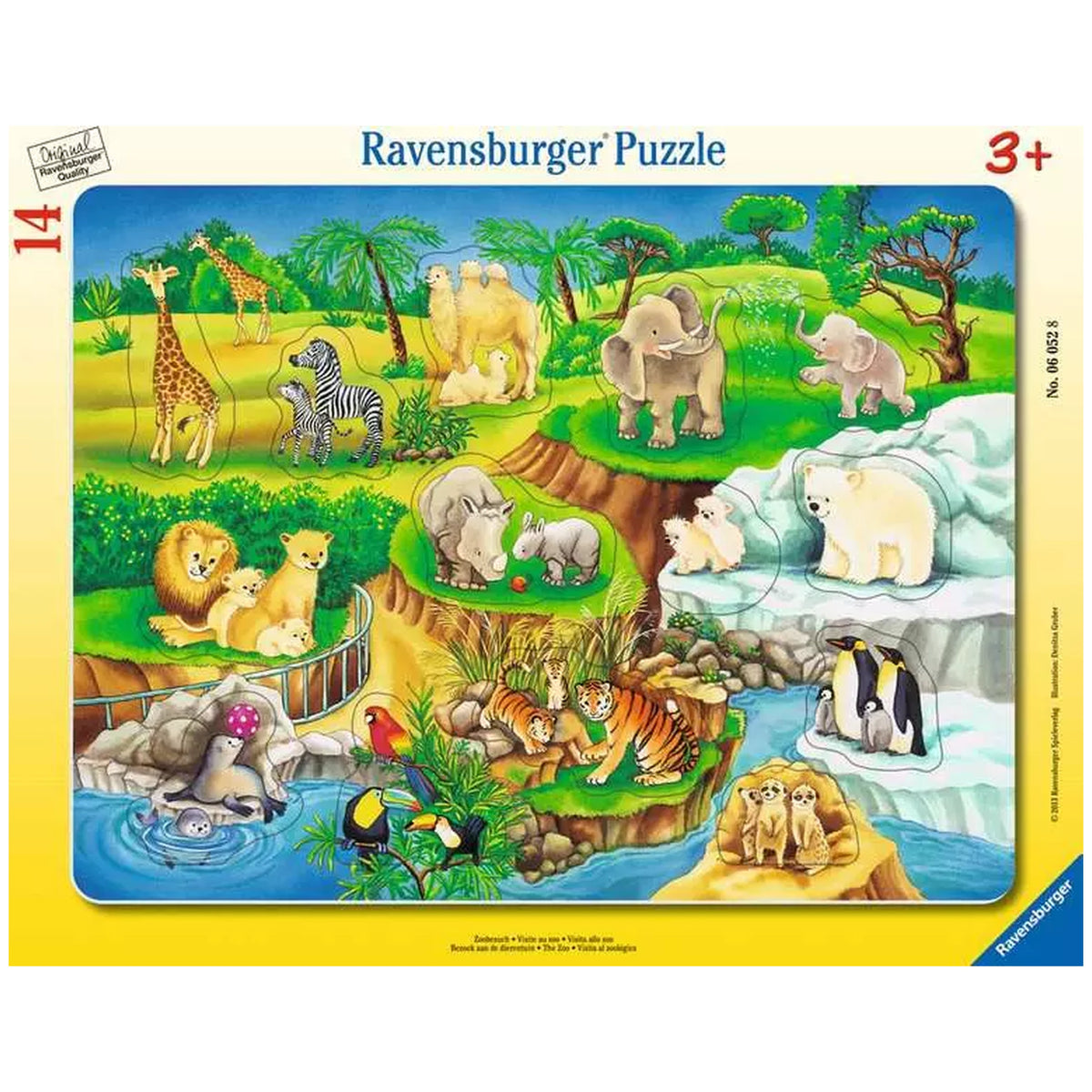Ravensburger - Zoo Visit - 14 Pieces - Puzzles