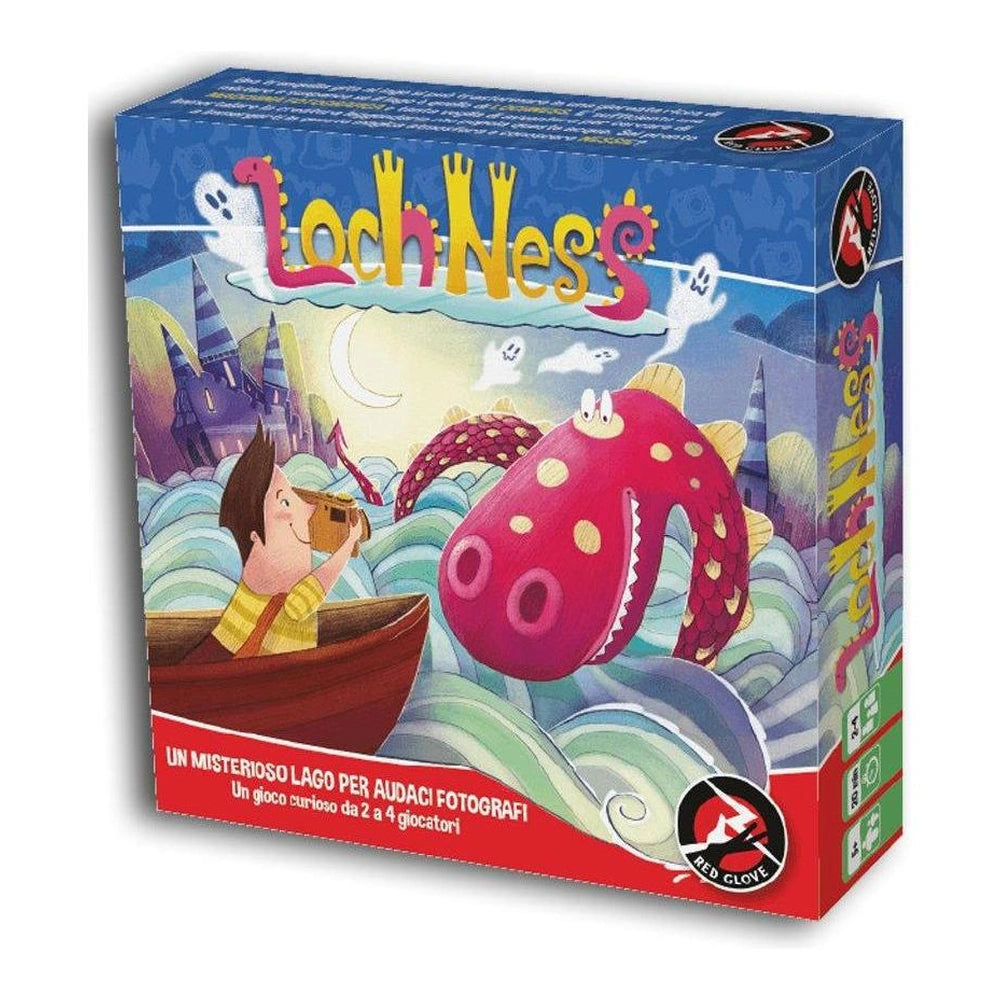 Red Glove - LochNess Bordspel - Bordspellen - 4+ - Leuk Strategie Spel - RG2012 - Italiaanse Editie