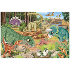 SCHMIDT SPIELE - Dinosaurier Spaß 3x24 Teile Kinderpuzzles - Puzzles