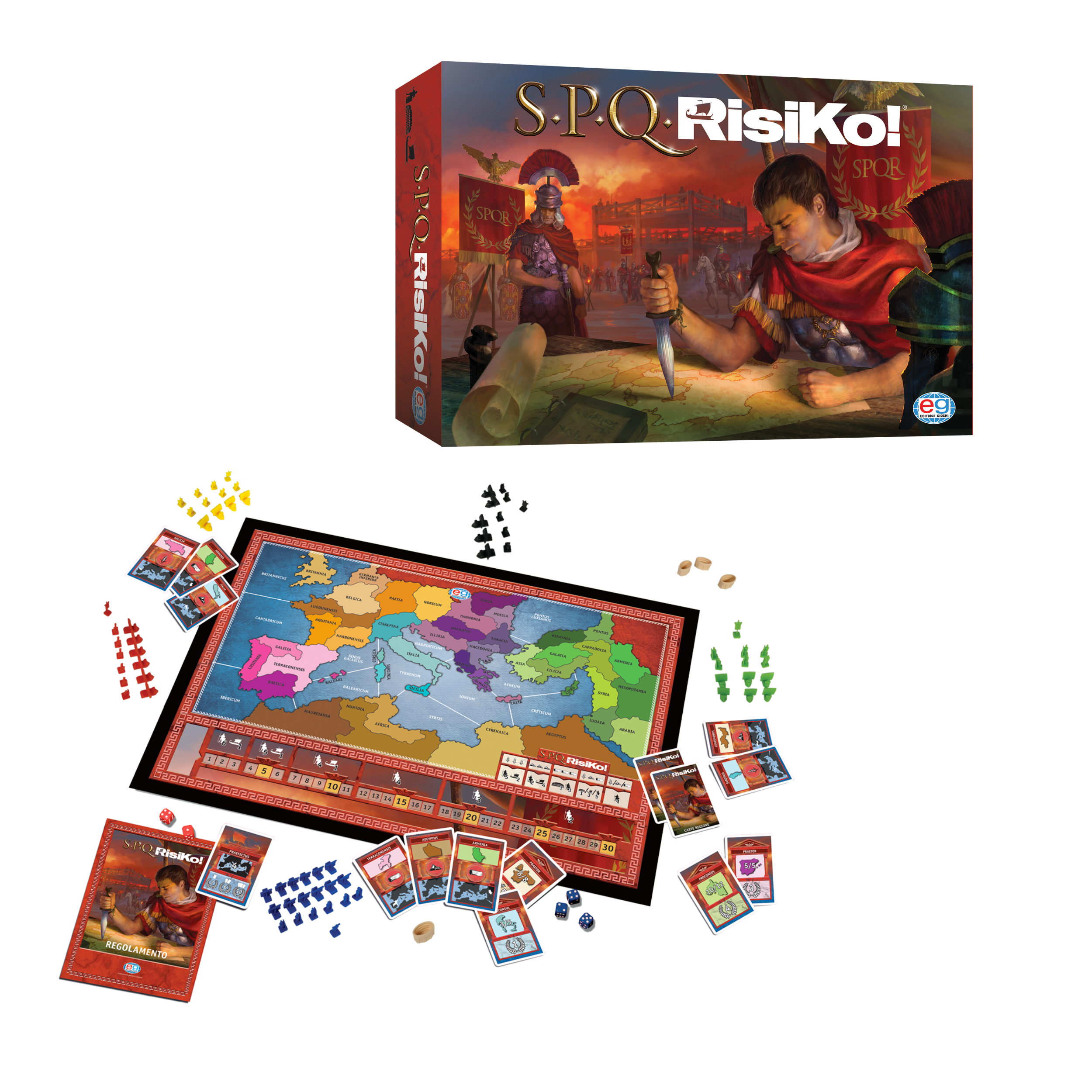 SPIN MASTER - SPQ Risiko! Board Game Strategy Game (Italian Edition)