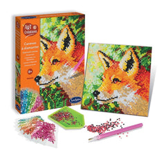 Sentosphere - Art Creations Diamond Canvas Fox - Arts & Crafts