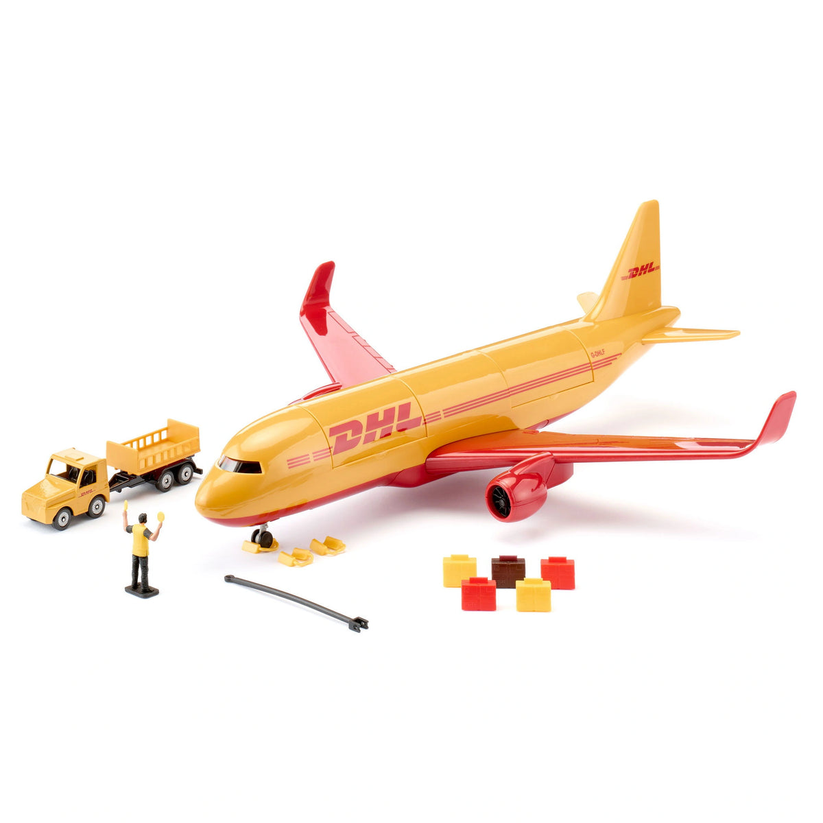 Siku - DHL cargo aircraft with accessories - Toy Playsets
