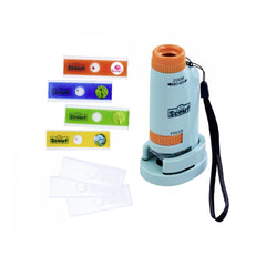 Simba - Campingzubehör - Scout Taschenmikroskop - 60x-180x Vergrößerung - 5 Jahre