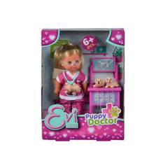 Simba - Poppen en speelsets - Evi Love Puppy Dokter - Speelset - 3 Jaar - Educatief