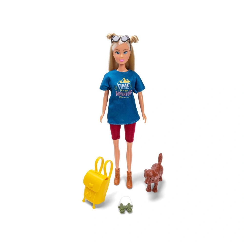 Simba - Dolls - Steffi Love Hiking Doll with Dog and Accessories - 3 Years - Outdoor Adventure