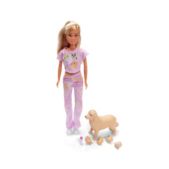 Simba - Dolls - Steffi Love Welcome Puppies - 29cm Doll - 3 Years - Nurturing Play