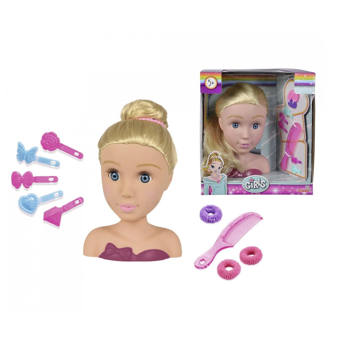 Simba - Hairdressing Doll Set - Dolls Playsets & Toy Figures