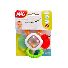 Simba - Pacifiers & Teethers - ABC Teether Rattle - Sensory Toy - 3 Months+