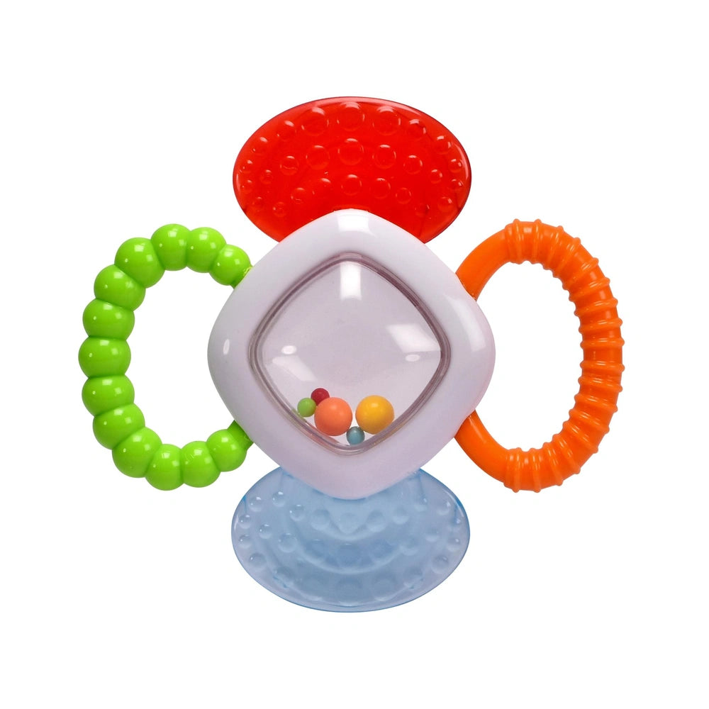 Simba - Pacifiers & Teethers - ABC Teether Rattle - Sensory Toy - 3 Months+