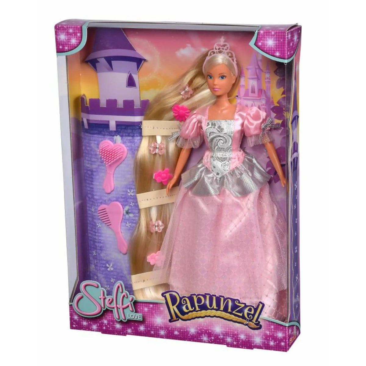 Simba - Steffi LOVE Rapunzel Set - Poppen, Speelsets & Speelgoedfiguren