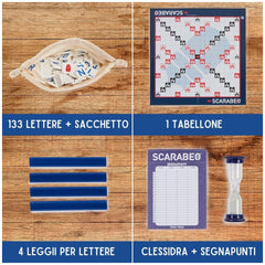 Spin Master - Scarabeo New Edition Board Game Set - Italian Edition