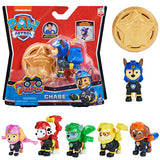 Spin Master - PAW Patrol , Moto Pups Rubble Collectible Figure with Wearable Deputy Badge, for Kids Aged 3 and up (Random Selection)
