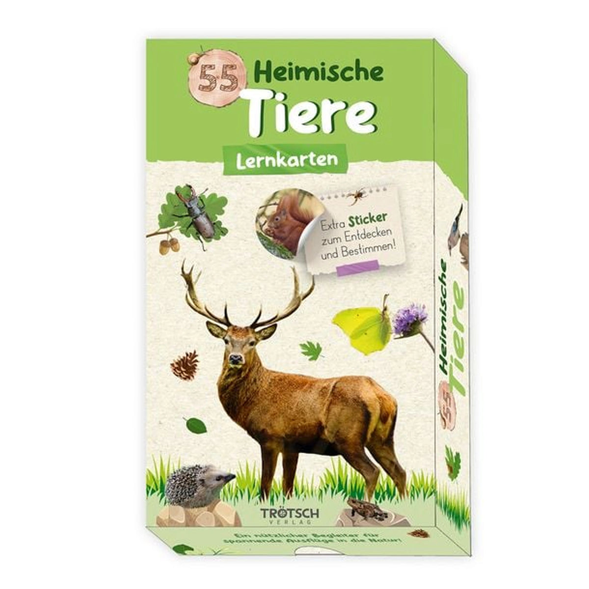 TROTSCH - Learning Cards Native Animals Books - German Edition