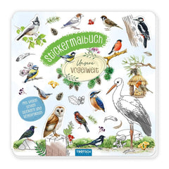 TRÖTSCH - Sticker Malbuch Unsere Vogelwelt - Kunst & Handwerk