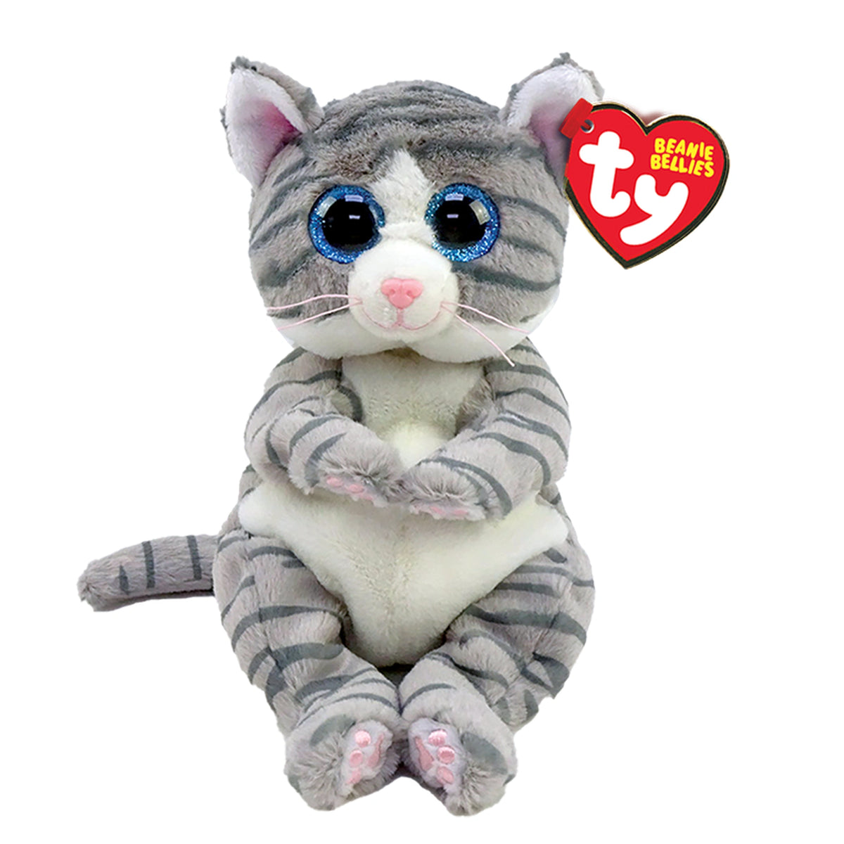 TY - Beanie Bellies Mitzi grey tabby cat 20 cm