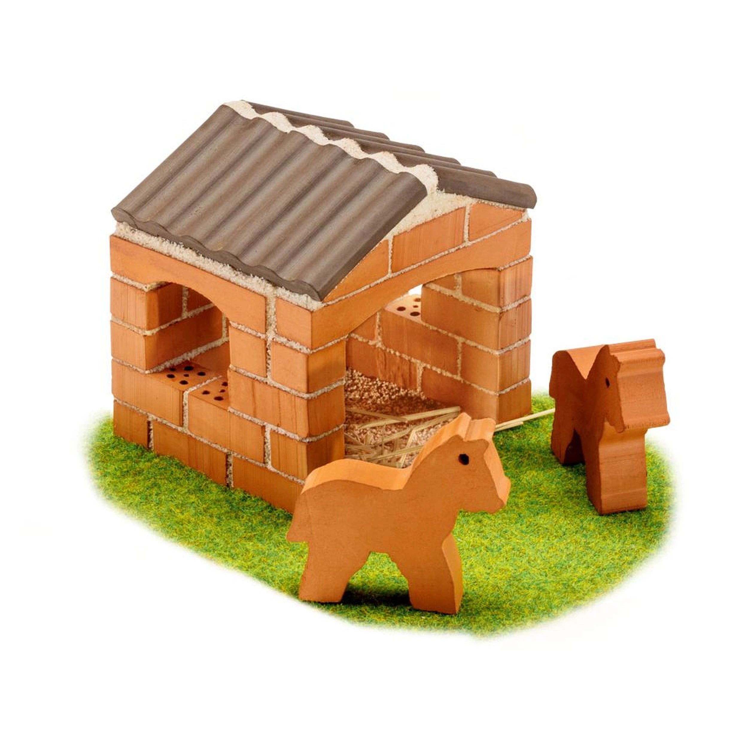 Teifoc - Little horse stable 50 Pcs - Arts & Crafts