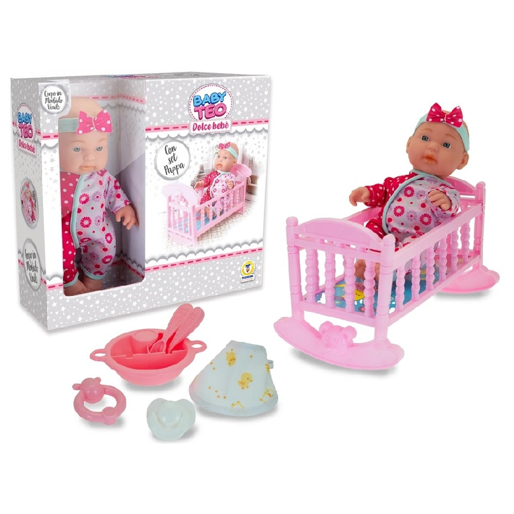 Teorema - Puppen - Baby Teo Dolce Bebè Spielset - Weichkörperpuppe - 3 Jahre