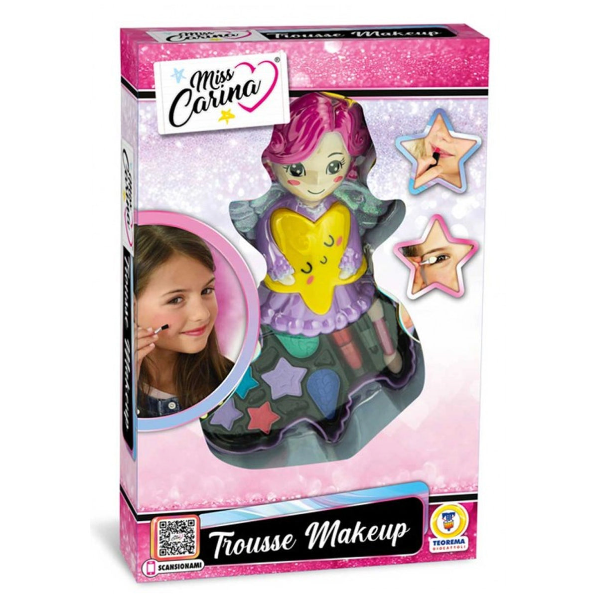 Teorema - Miss Carina Makeup Doll Set - Dolls Playsets Toy Figures
