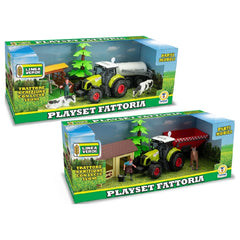 Teorema - Toy Playsets - Interactive Farm Playset - Friction Tractor - 3 Years - Educational Play