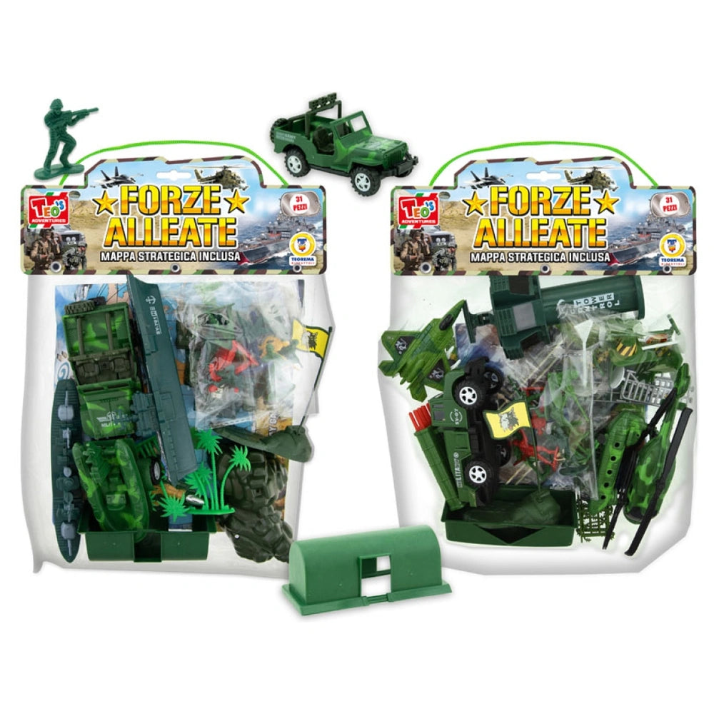 Teorema - Toy Playsets - Teo's Adventures Allied Forces Playset - Green - 3+ Years
