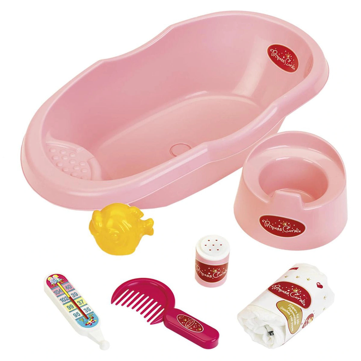 Theo Klein - Baby Coralie - Bathtub Set With Accessories - Dolls Playsets And Toy Figures
