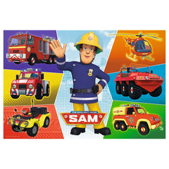 Trefl - 100 Piece Jigsaw Puzzle - Fireman Sam's Vehicles - Puzzles Age +5 - TRF16354