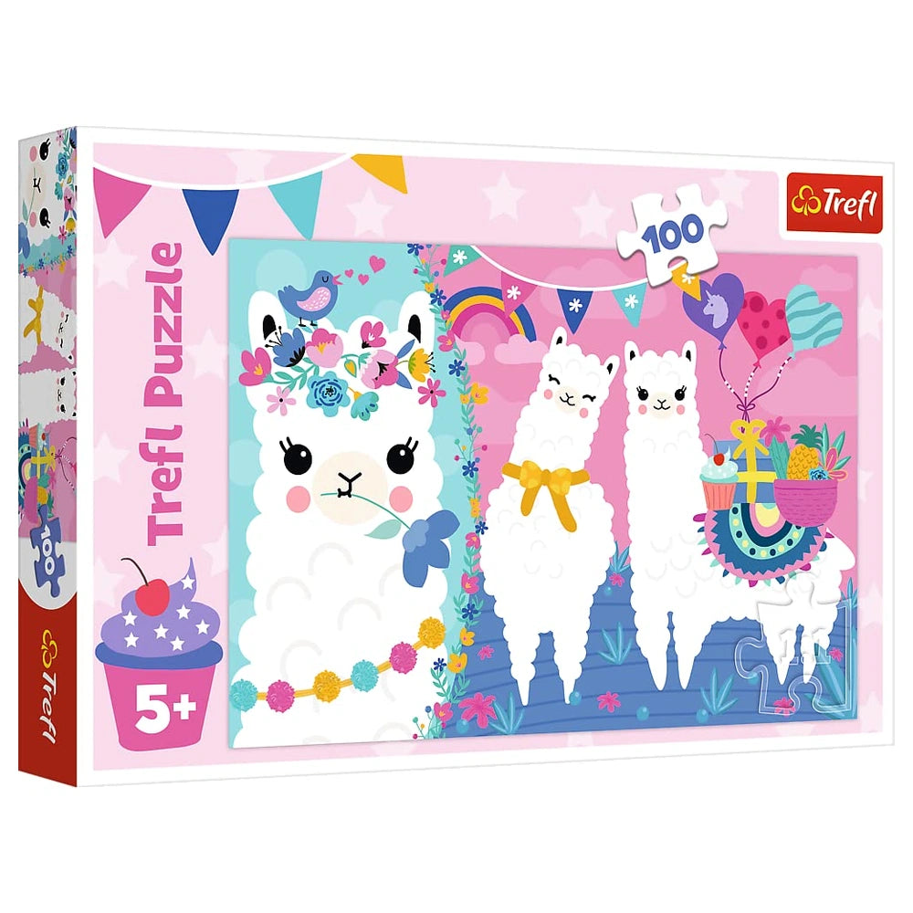 Trefl - Happy Llamas - Puzzles - 5+ - TRF16363