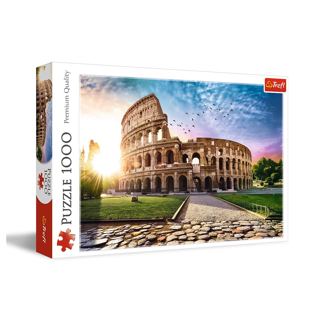 Trefl - 1000 Piece Jigsaw Puzzle - Sun-Kissed Colosseum - Puzzles Age +14 - TRF10468