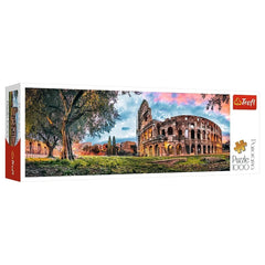Trefl - 1000 Piece Panorama Puzzle - Colosseum at Dawn - Puzzles Age +14 - TRF29030