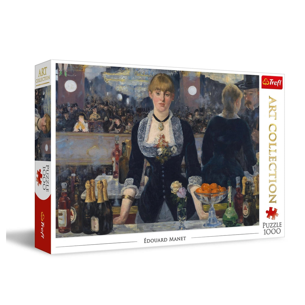 Trefl - 1000 Piece Puzzle - Art Collection A Bar at the Folies - Bergere - Puzzles Age +14 - TRF10819