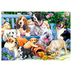 Trefl - Chiens dans le Jardin - Puzzles - 14 - TRF10556