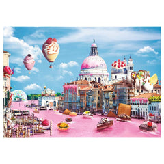 Trefl - 1000 Piece Puzzle - Funny Cities Sweets in Venice - Puzzles Age +14 - TRF10598