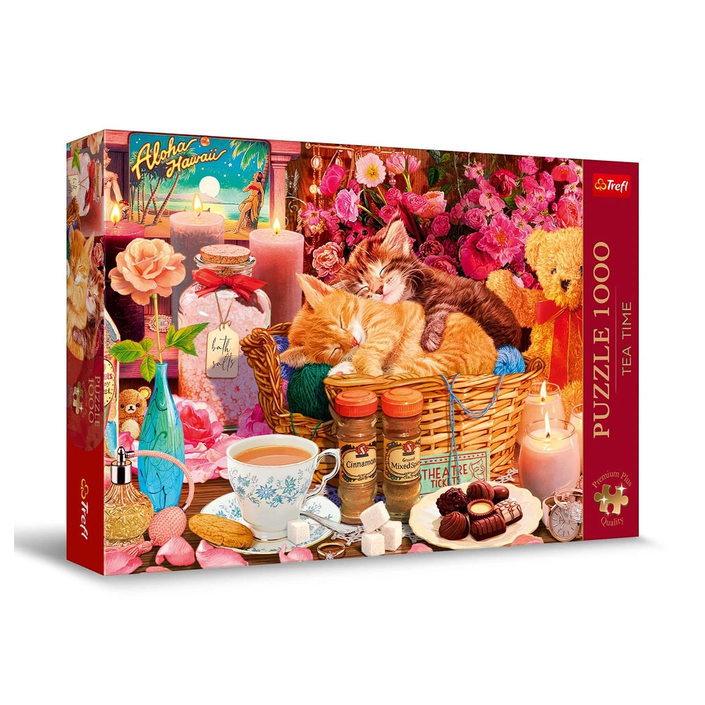Trefl - 1000 Piece Puzzle - Premium Plus - Tea Time All Things Nice - Puzzles Age +14 - TRF10802