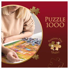 Trefl - 1000 Piece Puzzle - Premium Plus - Tea Time Here Comes Trouble! - Puzzles Age +14 - TRF10800