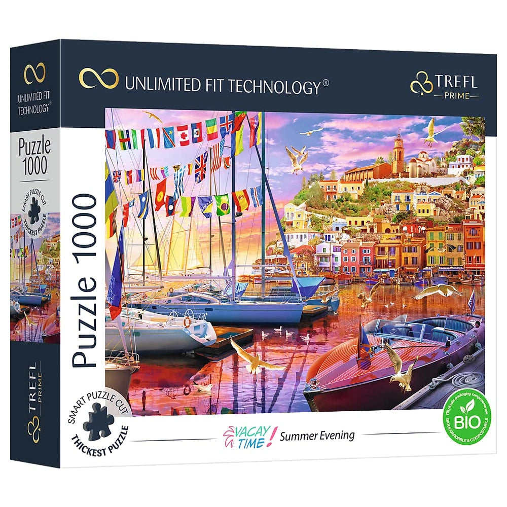 Trefl - 1000 Piece Puzzle UFT - Vacay Time Summer Evening - Puzzles Age +14 - TRF10696