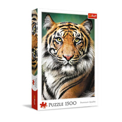 Trefl - 1500 Piece Puzzle - Portrait of a Tiger - Puzzles Age +14 - TRF26204