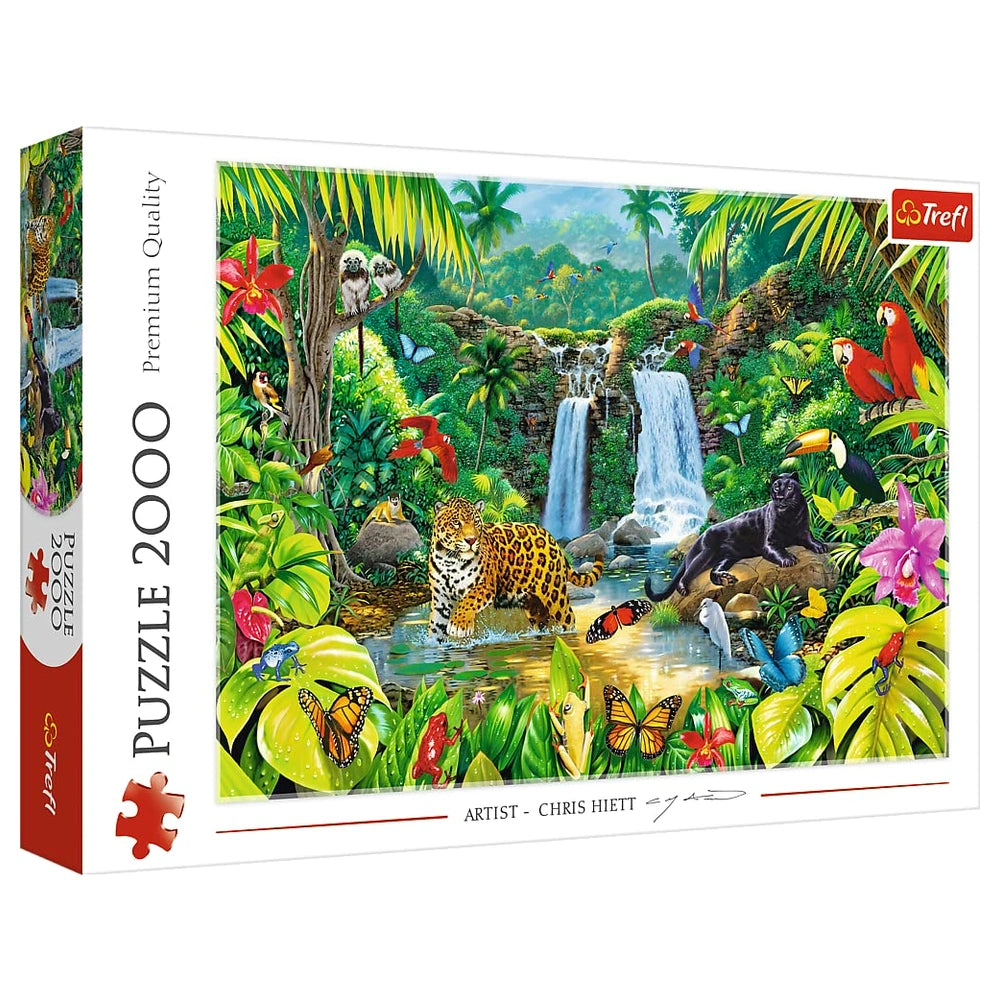 Trefl - 2000 Piece Puzzle - Tropical Forest - Puzzles Age +14 - TRF27104