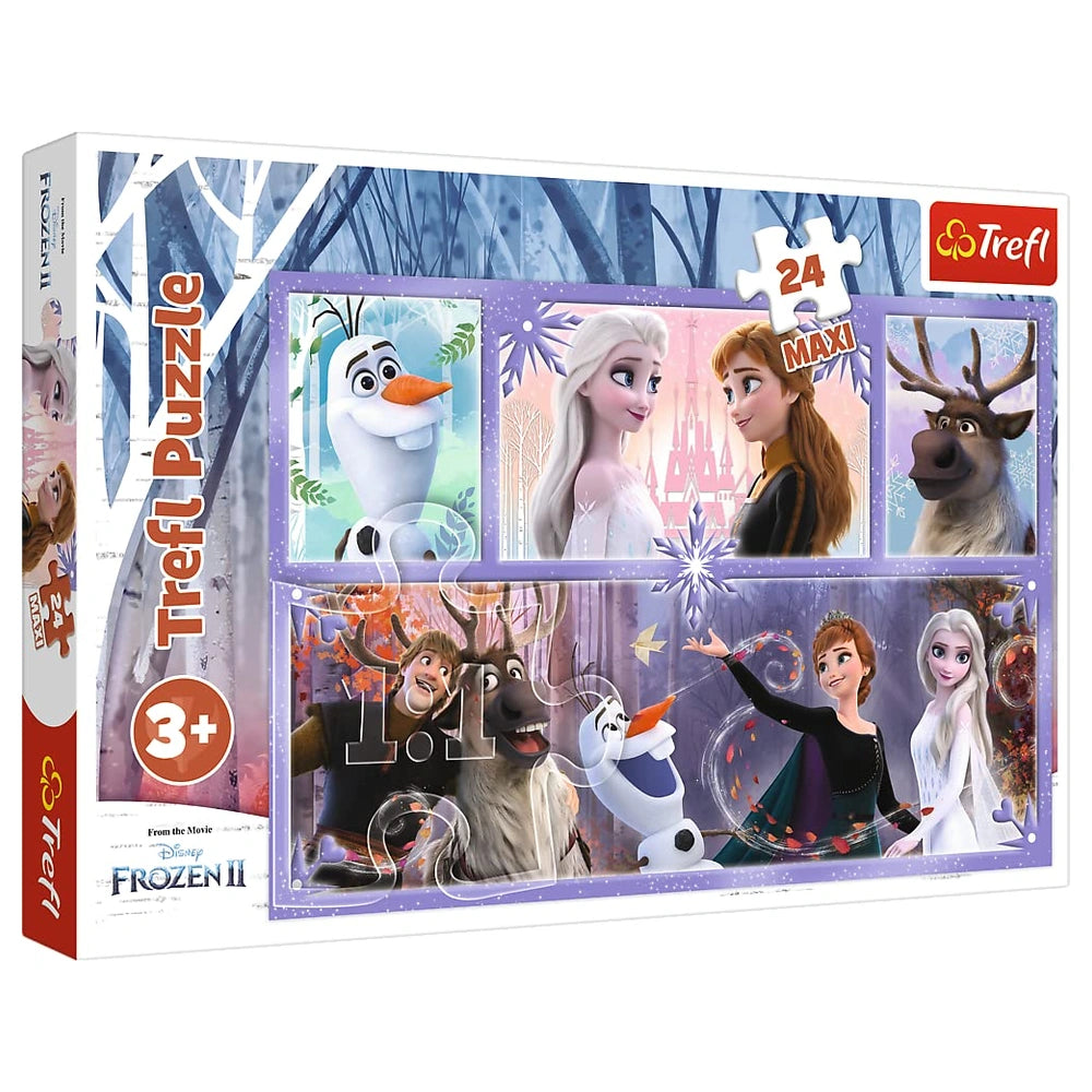 Trefl - 24-Piece Maxi Puzzle - Frozen 2 A World Full of Magic - Puzzles Age +3 - TRF14345