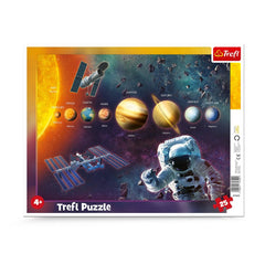 Trefl - 25-Piece Framed Puzzle - Solar System - Puzzles Age +4 - TRF31342