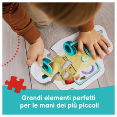 Trefl - 4 Puzzles in 1 Shaped - Baby Classic Animals - Puzzles Age +1 - TRF36074