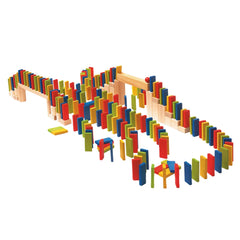 Woodiland - Giant-Wooden-Domino-Rally-200-Pcs - Outdoor-Play-Equipment