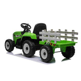 Colibrì - Electric Ride On Toy Tractor with trailer 12V XXL - Age: +3