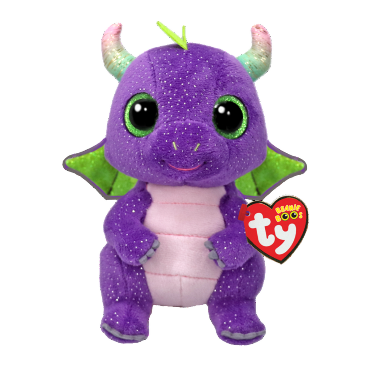 TY - Beanie Boos Daphne purple dragon 15 cm