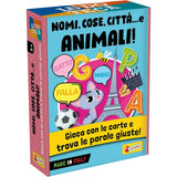 Lisciani - Ludoteca Le Carte Dei Bambini Nomi, Cose, Citta’ E Animali! LSC100552 - Italian Edition