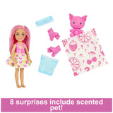 Mattel - Barbie Pop Reveal Chelsea Small Doll Fruit Juices Series with 5 Surprises