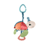 Mattel - Fisher-Price Baby Stroller Toy Planet Friends Sea Me Bounce Turtle with Teether