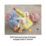 Mattel - Fisher Price Baby Sensory Toy Snuggle Up Goose Plush Toy