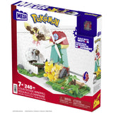 Mattel - MEGA Pokémon Countryside Windmil Action Figure Building set with 240 Pieces