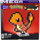 Mattel - MEGA Pokémon Charmander Action Figure Building set with 349 Pieces