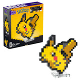 Mattel - MEGA Pokémon Pixel Art Pikachu Action Figure Building set with 400 Pieces